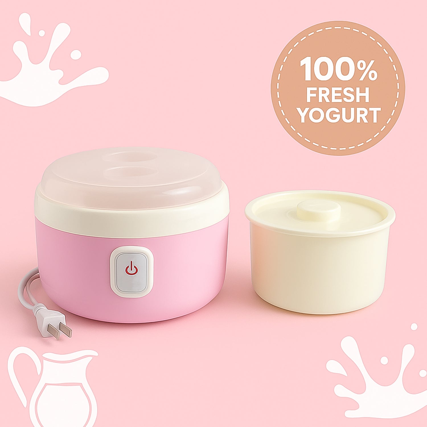 Yogurt Maker Machine, Plastic Container Electric Yogurt Maker Yogurt Maker Machine, Plastic Container Electric Yogurt Maker